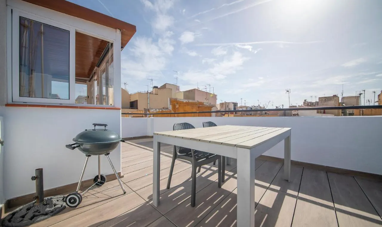 Tarracohomes, Th125 Atico Calderers Con Barbacoa Y Terraza Tarragona Spanje
